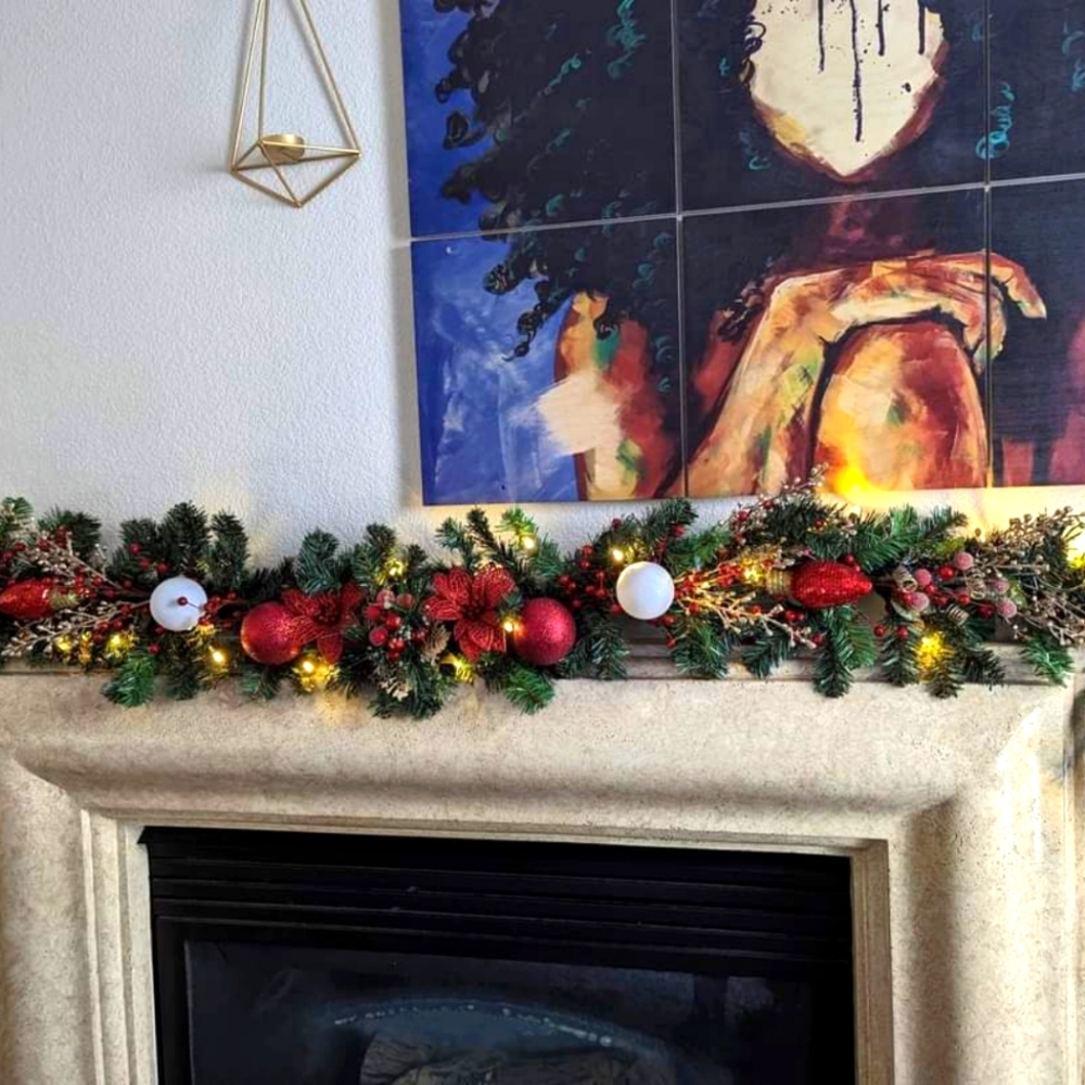 Handmade holiday decor